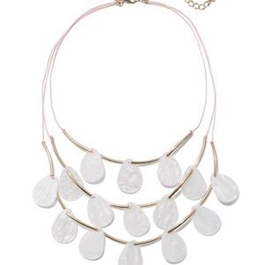 New York & Company Pearl Statement Necklace